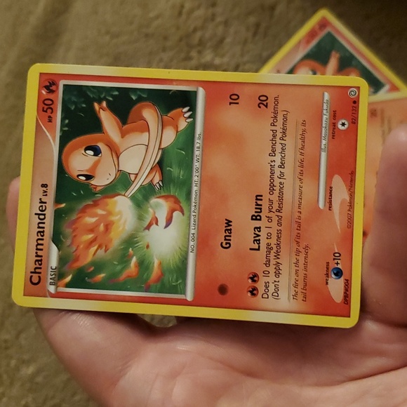 Pokemon Toys 207 Basic Pokmon Charmander Lv8 Card 8232 3 Available